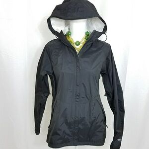 Eastern Mountain Sports Black Windbreaker Size M